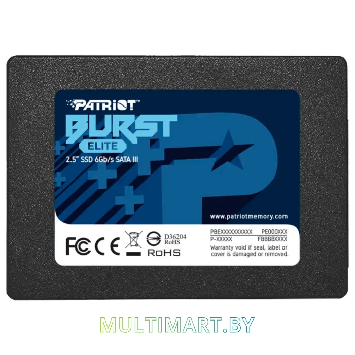 SSD диск Patriot Burst Elite 120GB (PBE120GS25SSDR)